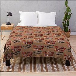 Morning Aunty Donna Fitted Throw Blanket