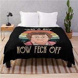 That's Nice Now Mrs Brown's Boys Agnes Brown Rory Throw Blanket