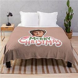 Mr. Brown's Boys Merry Christmas Throw Blanket