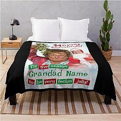Mens vs Mrs Browns Boys Funny Choose Normal or Personalised Throw Blanket