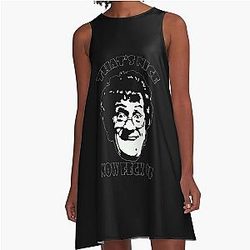 Gift Idea Mrs. Brown Boy's Art Design Mother's Day Cards A-Line Dress