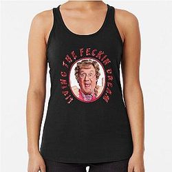 Lover Gifts Mrs Brown's Boys Sarcastic Vintage British Racerback Tank Top