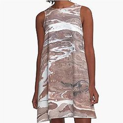 Turbulent A-Line Dress