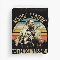 Vintage Muddy Waters You're Gonna Miss Me Essential Duvet Cover