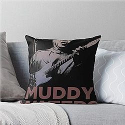 Retro Muddy Waters You're Gonna Miss Me Throw Pillow