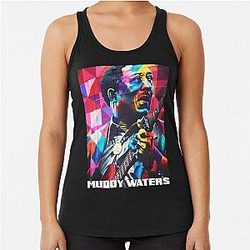 Muddy Waters Blues Soul Racerback Tank Top
