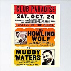 Muddy Waters Blues Poster