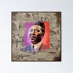 Muddy Waters - Cool Musician Portraits Poster