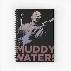 Retro Muddy Waters You're Gonna Miss Me Spiral Notebook