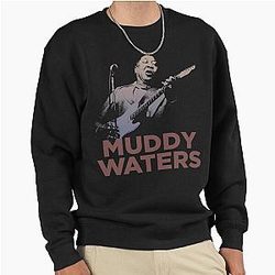 Retro Muddy Waters Pullover Sweatshirt