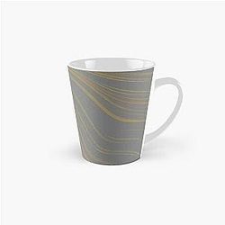 Ribbons of Muddy Waters and Goldenrod - abstract Tall Mug