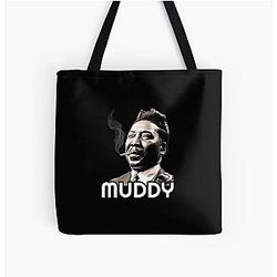Muddy Waters Blues Icon Tribute Tote Bag