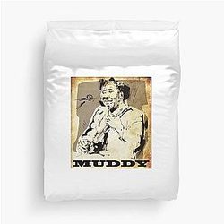 Muddy Waters - Father of Modern Chicago Blues Duvet Cover