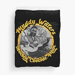 Muddy Waters Hoochie Cootie Man Duvet Cover