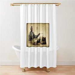 Muddy Waters Invents Electricity, Shower Curtain
