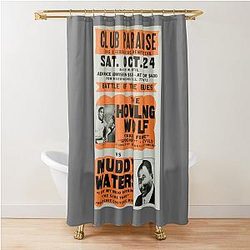 Howling Muddy Waters Shower Curtain