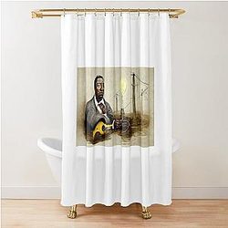 Muddy Waters Inventing Electricity Shower Curtain