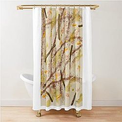 Muddy Waters Shower Curtain