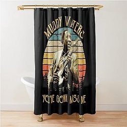 Vintage Muddy Waters You're Gonna Miss Me Essential Shower Curtain
