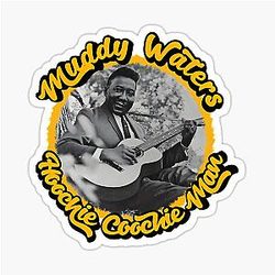 Muddy Waters Hoochie Man Sticker