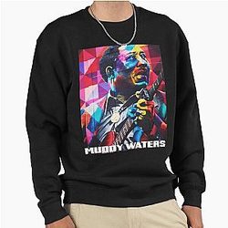 Muddy Waters Blues Pullover Sweatshirt