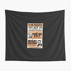 Muddy Waters vs Howlin' Wolf vintage jazz blues concert Tapestry