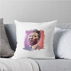 Muddy Waters - Musician Portraits shirts Throw Pillow