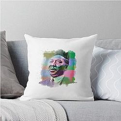 Muddy Waters - Famous Musician Portraits Pillow