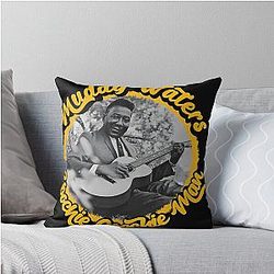 Muddy Waters Hoochie Man Throw Pillow