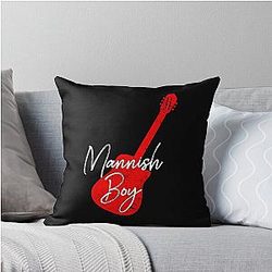 Muddy Waters Mannish Boy Throw Pillow