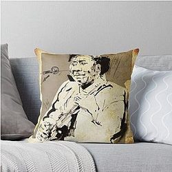 Muddy Waters Father of modern Chicago blues Throw Pillow