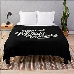 Baptized in Muddy Waters Throw Blanket