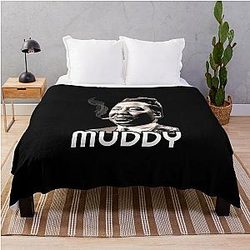 Muddy Waters Icon Tribute Throw Blanket