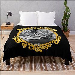 Muddy Waters King of Chicago Blues Throw Blanket