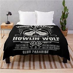 Muddy Waters vs Howlin' Wolf Club Paradise 1964 Throw Blanket