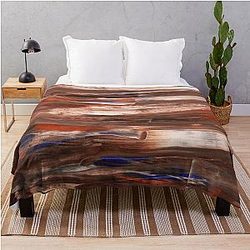 Muddy Waters Bright Throw Blanket