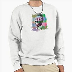 Muddy Waters Famous Musician Portraits Pullover Sweatshirt