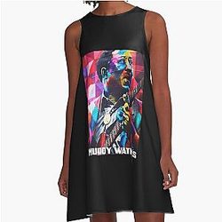 Muddy Waters - Blues Soul A-Line Dress
