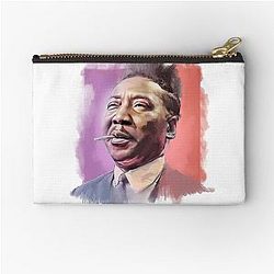 Muddy Waters - Famous Musician Portraits Zipper Pouch