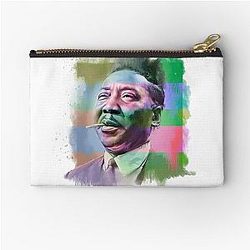 Muddy Waters - Famous Musician Portraits Zipper Pouch