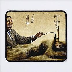 Muddy Waters Invents Electricity, Mouse Pad