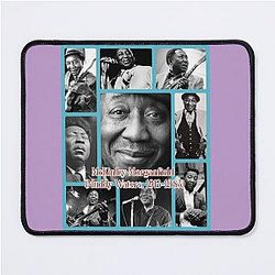 Muddy Waters - McKinley Morganfield Collage Mouse Pad