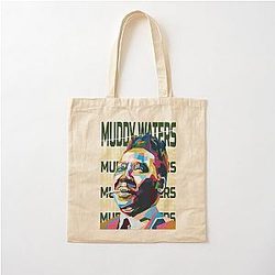 Abstract Muddy Water in WPAP Cotton Tote Bag