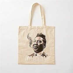 Muddy Waters blues icon tribute cotton tote bag