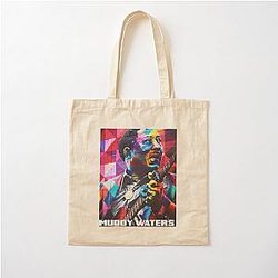Muddy Waters Blues Soul Cotton Tote Bag