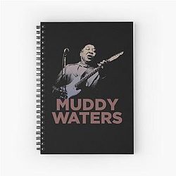 Retro Muddy Waters Spiral Notebook