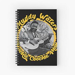 Muddy Waters Hoochie Coochief Man Spiral Notebook