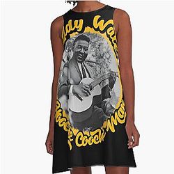 Muddy Waters Hoochie Man A-Line Dress