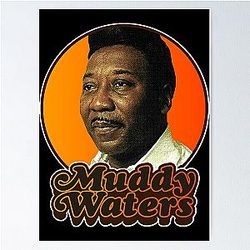 Retro Muddy Waters Tribute Poster