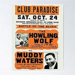 Muddy Waters Blues Poster